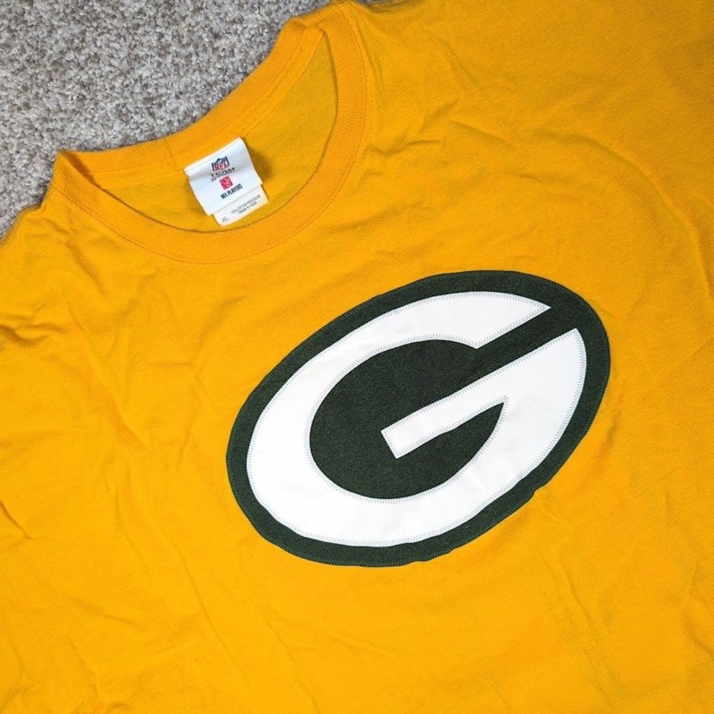 NFL Green Bay Packers Rodgers 12‎ Football T-Shirt Mens XL Team Apparel